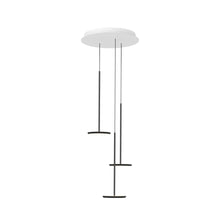 Load image into Gallery viewer, Sky LED Multi Light Pendant Light in Matte Black (3-Light).
