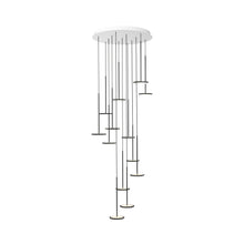 Load image into Gallery viewer, Sky LED Multi Light Pendant Light in Matte Black (13-Light).
