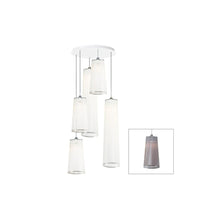 Load image into Gallery viewer, Solis Chandelier in Silver (24-Inch/48-Inch).
