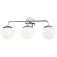 Load image into Gallery viewer, Paige Bath Vanity Light in Polished Nickel/3-Light.
