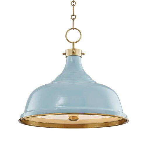 Painted No.1 Pendant Light in Blue Bird.