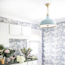 Load image into Gallery viewer, Painted No.1 Pendant Light in living room.
