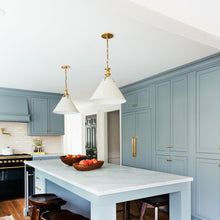 Load image into Gallery viewer, Painted No.2 Pendant Light in dining room.
