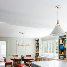 Load image into Gallery viewer, Painted No.2 Pendant Light in dining room.
