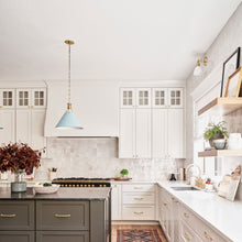 Load image into Gallery viewer, Painted No.2 Pendant Light in dining room.
