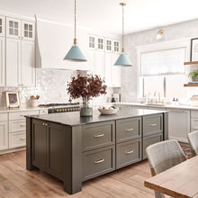 Load image into Gallery viewer, Painted No.2 Pendant Light in dining room.

