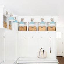 Load image into Gallery viewer, Painted No.2 Wall Light in bathroom.
