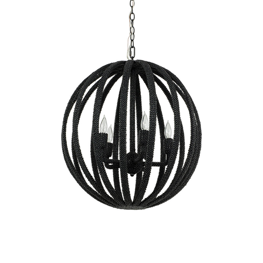 Madera Chandelier in Black.