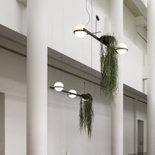 Load image into Gallery viewer, Palma 3736 LED Pendant Light in lobby.
