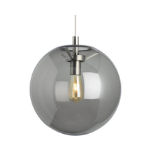 Load image into Gallery viewer, Palona Pendant Light in Satin Nickel/Smoke/Incandescent.
