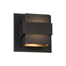 Load image into Gallery viewer, Pandora Outdoor LED Wall Light in Small/Oil Rubbed Bronze.
