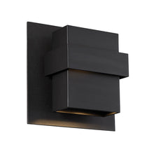 Load image into Gallery viewer, Pandora Outdoor LED Wall Light in Medium/Black.
