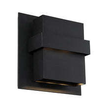 Load image into Gallery viewer, Pandora Outdoor LED Wall Light in Large/Black.
