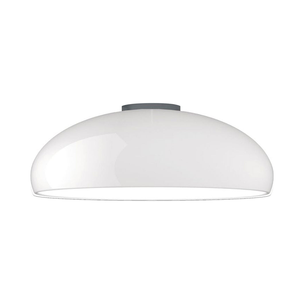 Pangen Flush Mount Ceiling Light in White.