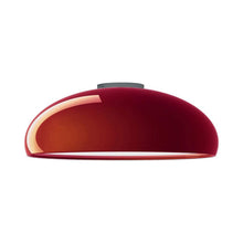 Load image into Gallery viewer, Pangen Flush Mount Ceiling Light in Red.
