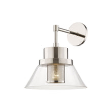 Load image into Gallery viewer, Paoli Wall Light in Polished Nickel.
