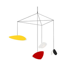 Load image into Gallery viewer, Papillons™ 4-Light LED Pendant Light in Small/Satin Black / Satin Red / Satin Yellow / Satin White.
