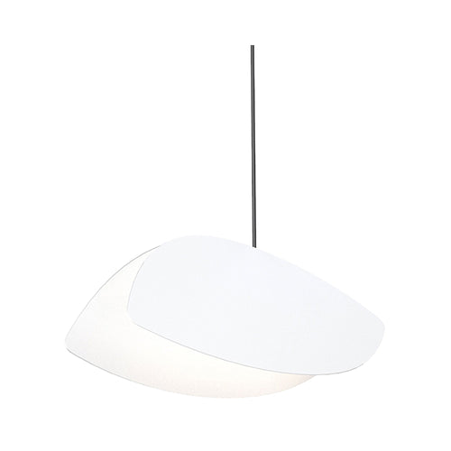 Papillons™ LED Pendant Light in Satin White/5-Inch.