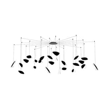 Load image into Gallery viewer, Papillons™ Swag LED Pendant Light in Satin Black (24-Light).
