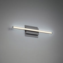 Load image into Gallery viewer, Parallax LED Bath Wall Light in Detail.
