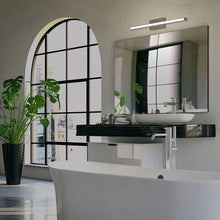 Load image into Gallery viewer, Parallax LED Bath Wall Light in bathroom.
