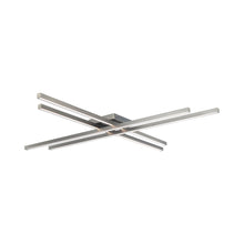 Load image into Gallery viewer, Parallax LED Flush Mount Ceiling Light in Brushed Nickel (Large).
