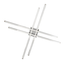 Load image into Gallery viewer, Parallax LED Flush Mount Ceiling Light in Chrome (Large).
