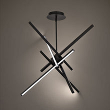Load image into Gallery viewer, Parallax LED Pendant Light in Detail.

