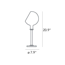 Load image into Gallery viewer, Parola Table Lamp - line-drawing.
