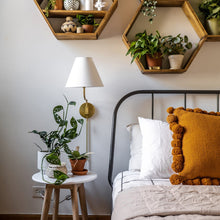 Load image into Gallery viewer, Patti Wall Light in bedroom.
