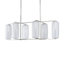 Load image into Gallery viewer, Pebble Linear Pendant Light in Detail.
