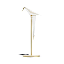 Load image into Gallery viewer, Perch LED Table Lamp in Brass.
