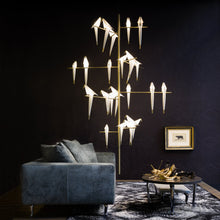 Load image into Gallery viewer, Perch Tree LED Chandelier in living room.
