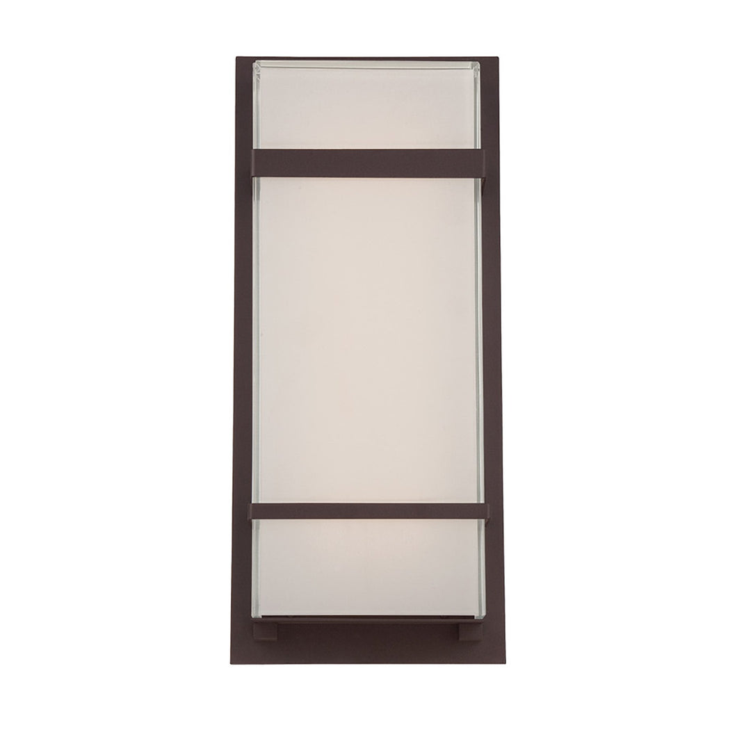 Phantom Outdoor LED Wall Light in Medium/Bronze.