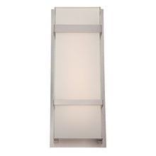 Load image into Gallery viewer, Phantom Outdoor LED Wall Light in Large/Stainless Steel.
