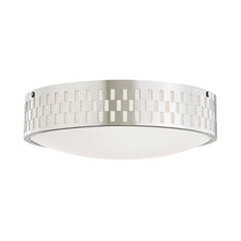 Load image into Gallery viewer, Phoebe Flush Mount Ceiling Light in Polished Nickel/3-Light.
