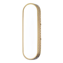 Load image into Gallery viewer, Phoebe Wall Light in Aged Brass/Large.
