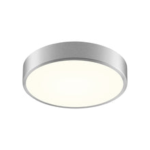 Load image into Gallery viewer, Pi LED Flush Mount Ceiling Light in Bright Satin Aluminum (12-Inch).
