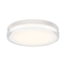 Load image into Gallery viewer, Pi Outdoor LED Flush Mount Ceiling Light in X-Large/3000K/Stainless Steel.
