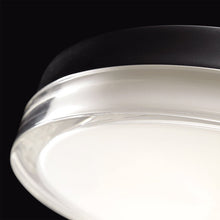 Load image into Gallery viewer, Pi Outdoor LED Flush Mount Ceiling Light in Detail.
