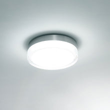 Load image into Gallery viewer, Pi Outdoor LED Flush Mount Ceiling Light in Detail.
