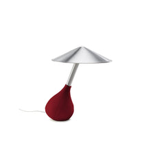 Load image into Gallery viewer, Piccola Table Lamp in Red Leather.
