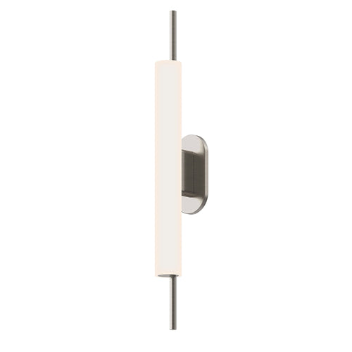 Piccolo Encore™ LED Bath Wall Light in Satin Nickel.