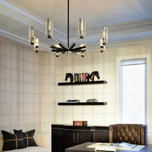 Load image into Gallery viewer, Pilsen Chandelier in living room.
