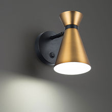Load image into Gallery viewer, Pin Up LED Wall Light in Detail.
