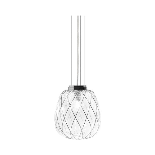 Pinecone Pendant Light - in White.