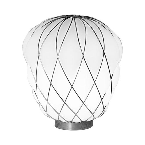 Pinecone Table Lamp - in White.