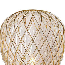 Load image into Gallery viewer, Pinecone Table Lamp Detail.
