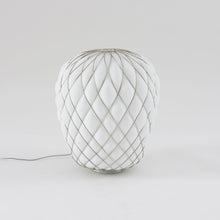 Load image into Gallery viewer, Pinecone Table Lamp Detail.
