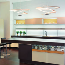 Load image into Gallery viewer, Pirce LED Suspension Light in dining room.
